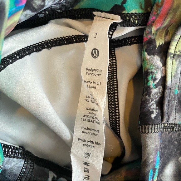 Lululemon Fast and Free High Rise Crops size 2 - Picture 6 of 7